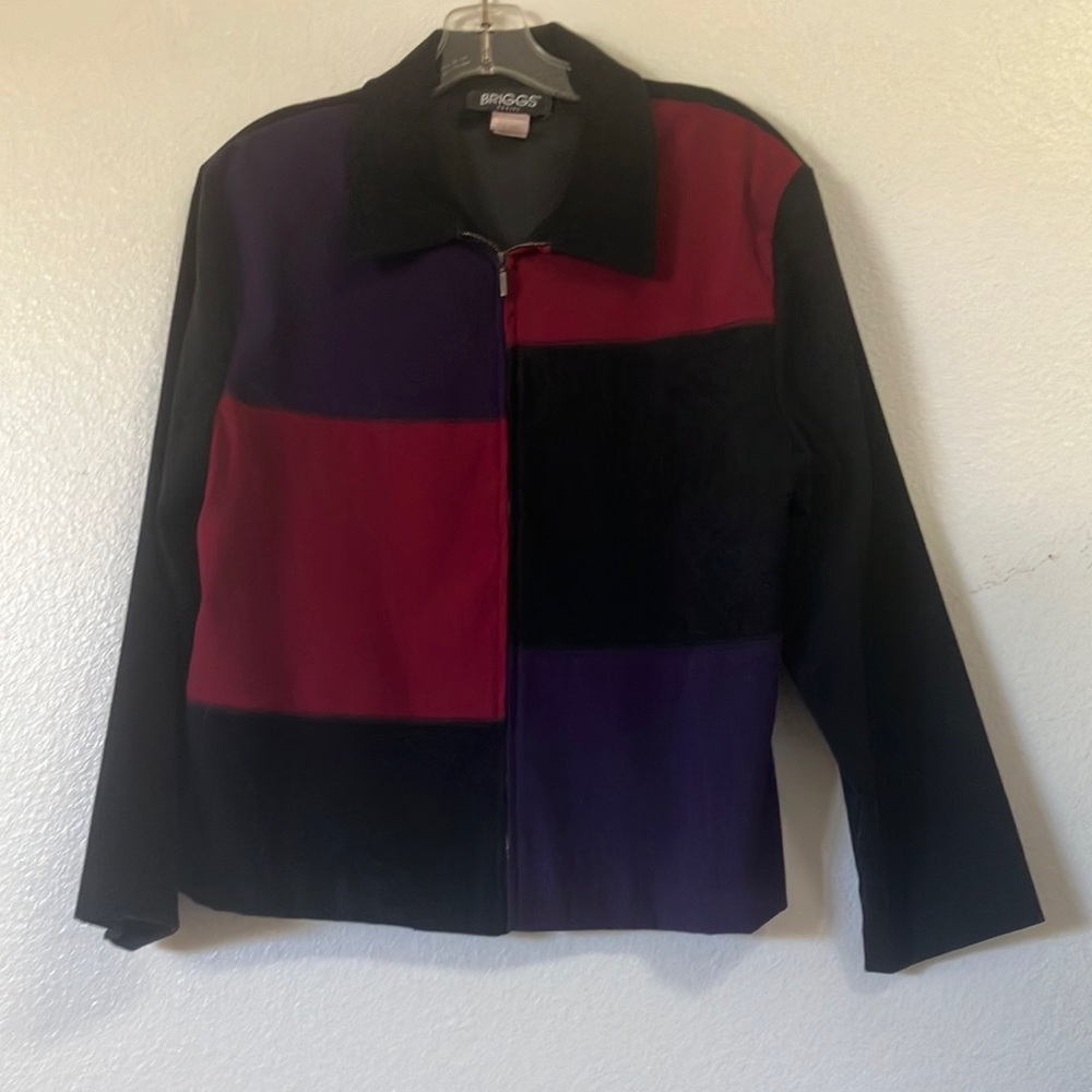 FINAL MARKDOWN Briggs New York Women's color block Jacket 14p